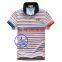 Fashion Design Cotton Striped Custom Polo Shirt for Bulk Wholesale