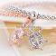 Fashion Jewelry Wholesale 2 Pieces Set Gold White Gold Covering Turtle Bracelet