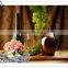 China supplier modern design flowers fabric basket wholesale