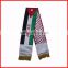 130*14cm satin custom printing scarf