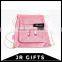Professional Pink Polyester small drawstring bag