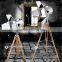 Factory lighting Chinese birch tripod floor lamp with natural wooden tripods F2011A2