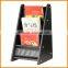 High-grade leather magazine newspaper office data storage shelf newspaper rack creative showcase News Stand shipping