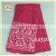 2015 Latest Best Selling 100% Polyester Embroidery Lace Fabric for Women Dress