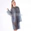 summer fashion lady lace breathable transparent raincoat with hood