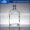 clear 250ml flask liquor glass wine bottle, spirit bottle