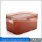 Custom made top grade natural Plastic cosmetic storage box on dressing table