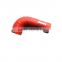 NKR55 Euro 2 genuine auto air cooler inlet hose soft red short JMC QINGLING pick up truck auto spare parts