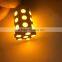 DC12V 1156 1157 27SMD 6W LED Yellow Car Turn signal Light