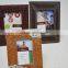 OEM design home decoration exquisite leather square acrylic photo frame