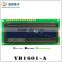 1601 16X1 Character LCD Module Display Screen LCM (Black on Yellow Green)