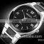 Novelty item brand watches men stainless IP black steel watch