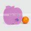 Macarons color apple-like multifuntional silicone cup mat for decoration