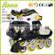 wholesale chrome bearing yellow kids roller skate shoes