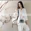 Wholesale Custom High Quality White Large Capacity Sling and Double Shoulders Cotton Canvas Yoga Bag Backpack