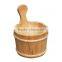 Wooden ice bucket hotel ice bucket standing ice bucket