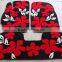 Red Flower Hand Tufted High Quality Acrylic Wool Carpet Car Mat