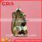 Handmade christmas ornaments glass animals doll home decoration