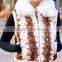 women elegant mink fur vest with fur collar