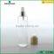 100/130ml clear empty lotion glass bottle