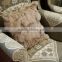 Posh Style Hip Design Piceed Fox Fur Pillow Case Real Animal Fur Beautiful Cushion