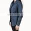 2016 Fashion Women's Buttoned Blue Denim Long Shirt