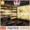 TV Background Backlit Glass Onyx Curtain Wall Pannel