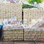 100% Cotton Storage Basket Beige Corn Bran Woven Baskets factory price