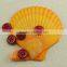 red 4 hole rivershell button for shirrt