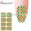 Hottest Clover Holidady Nail Wraps Clover Nail Art Sticker for GMP audited factory