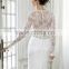 (MY11205) MARRY YOU V-neck Elgant Long Sleeve Lace Wedding Dresses