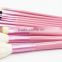 Hot Selling Pink Makeup Brush Set 10pcs Disposable Makeup Applicators