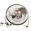 Vintage Retro 4/6 Inch 360 degree Bronze Metal USB Cooling PC Laptop Desktop Portable Desk Mini Fan