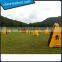 Yellow color inflatable paintball bunker, a set of inflatable barrier game,giant inflatable barrier bag