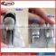 Fixed or Swival Glass shower door header bar glass hanger clamp