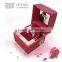 elegant custom video player, romantic ring box