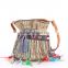 Hot Sale Woven multicolored Tassle Boho Handbags Women's Gypsy Shoulder bag Wholesale