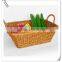 wholesale good quality decorative wicker fruit storage basket