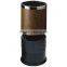 2015 Trade Assurance Durable Fireproof Double Layer Round Plastic Metal Trash Can In Trash Bins With Leather Cover C-132