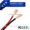 Red and Black wire Parallel RVB power cable