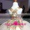 K118 lovely spagehetti straps floor length ball gown tulle flower girl dresses with bow belt