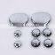8 Pcs Glass Button ABS Chrome Used For Starex 2004 Accessories