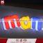 High Brightness full lit acrylic led sign 3d alphabet letter