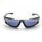 New arrival blue mirror lens sports glasses outdoor cycling sports sunglass