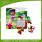 12 pcs lovely animal cardboard puzzle game hot sale puzzle mini baby toys cheap colourful paper