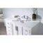 Pure White Bathroom Cabinet With Phoenix Stone Countertop