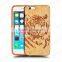 Universal Charming Engraving Durable Wood Phone Case for Iphone 6 in Two Parts