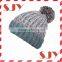 Winter Knitting Wool Slouchy Pom Pom Beanie Hat