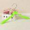 colorful plastic baby clothes hanger children's hanger