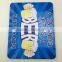 Graceful square metal tin tray